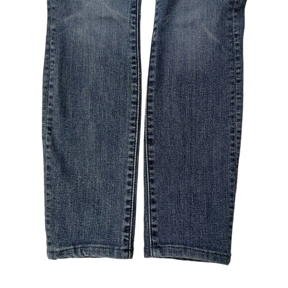 Mother High Waisted Looker Ankle Skinny Jeans Womens 23 Blue Stretch Bohemian - Picture 14 of 15